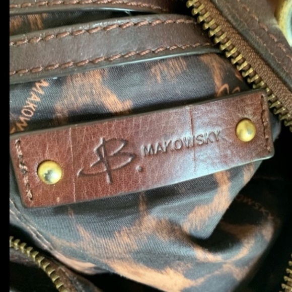 B Makowsky VTG leather bag - Picture 2 of 14